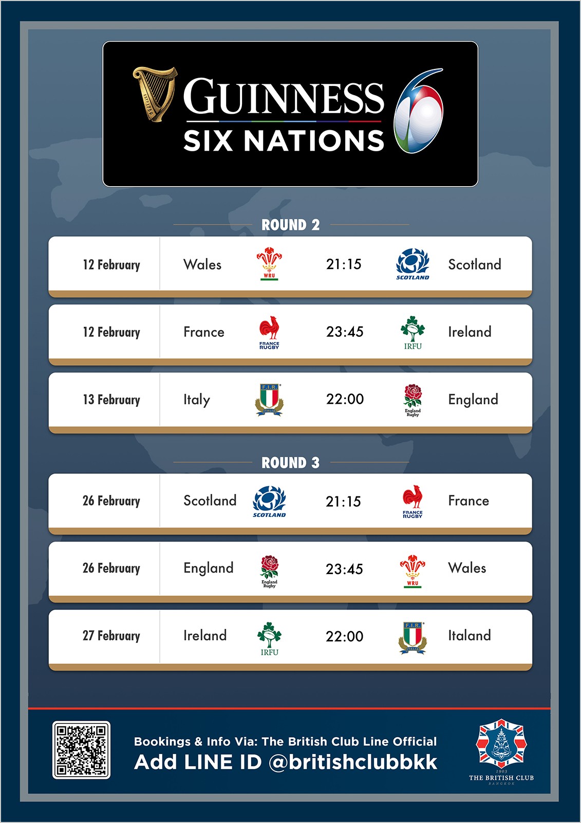 Six Nations - The British Club Bangkok